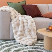 Frida torkkupeitto 130x170cm vaalea beige
